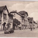 Thüringen - Roßleben Buchdruckerei Starßenansicht etc. sw-Foto-AK gelaufen 1967