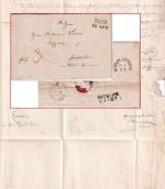 Preussen - Zeitz 10. APR. L2 Francobrief v. (Schloss) Crossen n. Martenthin 1852