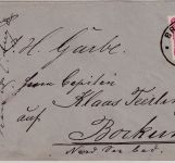 DR - Bremen 3 K1 Brief n. Borkum 30/7 1882 - ohne Inhalt