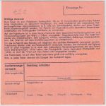 BRD - 2 DM Heinemann Einzelfrankatur Paketkarte Nesse - Voerde 8.12.71