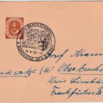 BRD - Braunschweig 100 J. Briefmarke 6. Bundestag BDPh SST Drucksache 1952