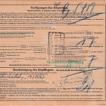 BRD - 3x2 DM + 5 Pfg. Bed. Deutsche Paketkarte n. BELGIEN Waldniel 11.10.63