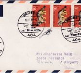 BRD - 3x10 Pfg. Jugend/Katzen LupoBrief n. ITALIEN SST Neuss - Rom 1968