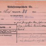 DR - Neuss 2 Land 1934 Postsache/Rückschein n. München