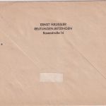 FZ/Württ. - 60+20 Pfg. 2./3. Ausgabe Luftpostbrief n. USA Reutlingen 11.4.48