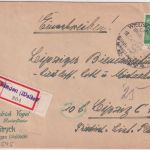All.Bes. - Willingen (Waldeck) 18.12.47 Handwerbstpl Einschreibebrief n. Leipzig
