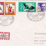 BRD - Duisburg Rhein. Briefmarkensammlerverein SST Einschreibebrief 1976