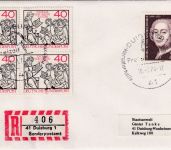 BRD - Duisburg Freizeit'74 Mercatorhalle Hobbymesse Einschreibebrief 16.3.74
