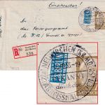 BRD - Neukirchen (Kr. Moers) Handwerbestempel Einschreibebrief 10.10.55