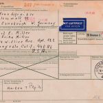 BRD - Osnabrück 18.4.80 40,60 DM Francotyp Luftpost-Paketkarte n. USA