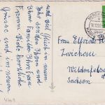 BRD - Bergkamen ü. Kamen Poststelle I Karte n. Zwickau 18.12.59