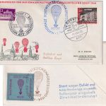 BRD - Soest 1964 Ballonfahrt d. Westfalenpost Schmuckkuvert m. Vignette