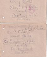 All.Bes. - Kriegsgefangenenpost 1946/48 aus JUGOSLAWIEN n. Siegburg 21 Belege