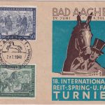 All.Bes. - Bad Aachen 1948 18. Int. Reit-, Spring- u. Fahr-Tunier Sonderkarte