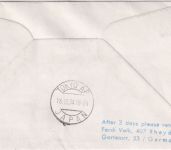 Belgien - SWISSAIR Erstflug Zürich/Tokyo 14.3./17.3.74 Zuleitungspost ab Brüssel