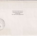 UNO Genf - SWISSAIR Erstflug Genf/Karachi 3.4.71 Zuleitungspost/Einschreiben