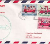 UNO New York - SWISSAIR Sonderflug 20 Y Across the North Atlantic 2.5.67
