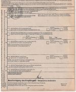 BRD - 3x2 DM Heinemann Paketkarte i.d. SCHWEIZ Langenseifen - Winterthur 1972