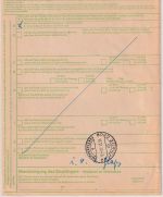 BRD - 3x2 DM Heinemann Paketkarte i.d. SCHWEIZ Taunusstein - Zürich 1972