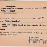 BRD - Wiesbaden 1961 8 Pfg. AFS "Landeshauptstadt" Ortskarte