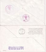 BRD - Mainz 1980 Zuleitungspost LH-Erstflug Frankfurt aM/Miami - 2 Belege