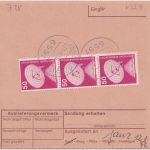 BRD - 3x50 Pfg. I&T Zustellgebühr/NN-Paket Nürnberg 2 - Jeckenbach 1976
