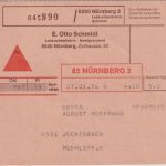 BRD - 3x50 Pfg. I&T Zustellgebühr/NN-Paket Nürnberg 2 - Jeckenbach 1976