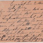 Saargebiet - 30 Pfg. Germania/Überdruck Ganzsache Ensdorf - Gladbeck 9.11.20