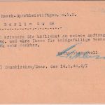 Saar - Neunkirchen 14.2.46 Gebühr bezahlt Ra2 Karte n. Berlin