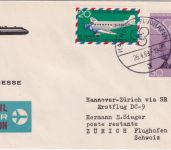 BRD - SWISSAIR Erstflug DC-9 Hannover-Messe/Zürich 26.4.69