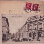 Rheinland-Pfalz - Kaiserslautern Theaterstraße Hauptpost sw-AK 1920