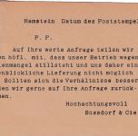 Bayern - 5 Pfg. Ludwig/Volksstaat Drucksachenkarte Ramstein - Osthofen 12.2.20