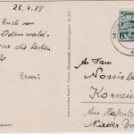 DR - 6 Pfg. Gautheater Karte Maldmichelbach - Korneuburg 1939