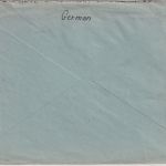 All.Bes. - Stuttgart Bad Cannstatt Bezahlt 13.10.45 roter Tagesstempel Brief