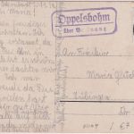 DR - Oppelsbohm ü. Backnang Landpost-Ra2 Karte n. Tübingen 1934