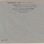 All.Bes. - 24+75 Pfg. Stephan u.a. Einschreibebrief Heilbronn - Bonfeld 6.6.47
