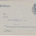 DR - 2 Pfg. Germania Ganzsache/Ortskarte Reutlingen Bahnhof 5. DEZ 04