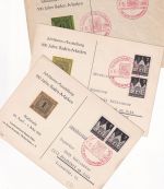 BRD - Karlsruhe 100 Jahre Badenmarken SST 3 Schmuckkuverts 1.5.1951
