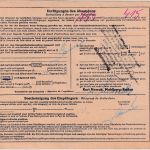 BRD - 2x3DM+5 Pfg. Heuss I Paketkarte n. BELGIEN Mahlberg ü. Lahr 10.2.61