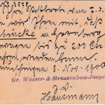 DR - Donaueschingen 1900 Portopflichtige Dienstsache/Postkarte n. Hornberg