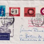 BRD - Konstanz 15.9.63 "Letzte Fahrt Bodensee-Dampfschiff Stadt Überlingen"