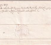 Baden/Schweiz - R.Zell R" (Radolfzell) roter L1 Dienstbrief n. Schaffhausen 1827