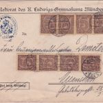 DR-Infla - 8x5 M. Ziffer Ortsdienstbrief (K. Ludwig-Gymnasium) 22.4.23