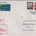 BRD - 10+20 Pfg. Bed. Deutsche Luftpost-Drucksache i.d. IRAN München 1961