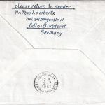 BRD - 10+20 Pfg. Bed. Deutsche Luftpost-Drucksache i.d. IRAN München 1961