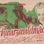 Bizone - Schwarzwaldmädel Farbfilm Sonderkarte + SST München 1950