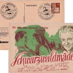 Bizone - Schwarzwaldmädel Farbfilm Sonderkarte + SST München 1950