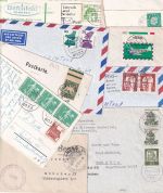 Bayern/BRD - Planegg 11 Belege 1899/1981 darunter Gebühr bezahlt, Irrläufer etc.