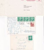 Bayern/BRD - Planegg 11 Belege 1899/1981 darunter Gebühr bezahlt, Irrläufer etc.