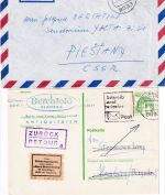Bayern/BRD - Planegg 11 Belege 1899/1981 darunter Gebühr bezahlt, Irrläufer etc.